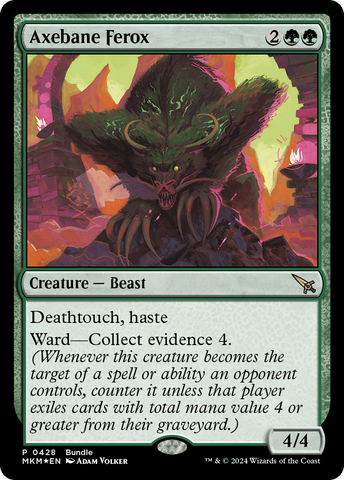 Axebane Ferox [Murders at Karlov Manor Promos] - The Mythic Store | 24h Order Processing