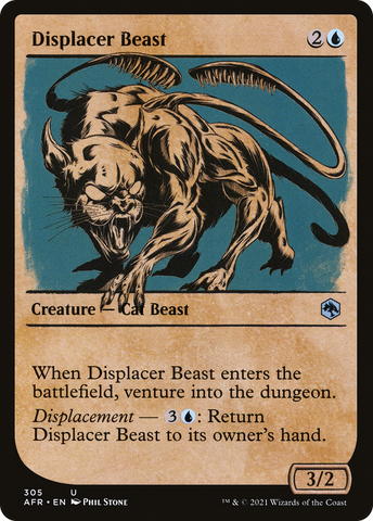 Displacer Beast (Showcase) [Dungeons & Dragons: Adventures in the Forgotten Realms] - The Mythic Store | 24h Order Processing