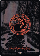 Mountain (368) (Oil Slick Raised Foil) [Phyrexia: All Will Be One] - The Mythic Store | 24h Order Processing