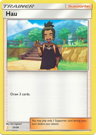 Hau (23/30) [Sun & Moon: Trainer Kit - Alolan Raichu] - The Mythic Store | 24h Order Processing