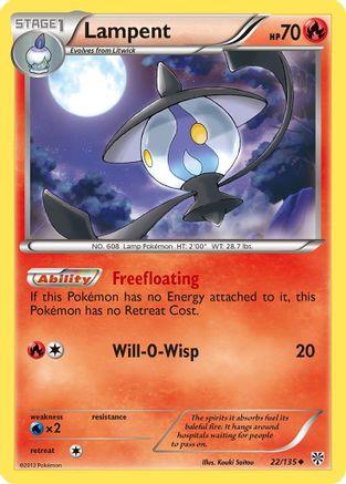 Lampent (22/135) [Black & White: Plasma Storm] - The Mythic Store | 24h Order Processing