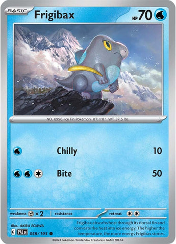 Frigibax (058/193) [Scarlet & Violet: Paldea Evolved] - The Mythic Store | 24h Order Processing