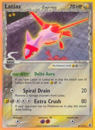 Latias (8/113) (Delta Species) (Stamped) [EX: Delta Species] - The Mythic Store | 24h Order Processing
