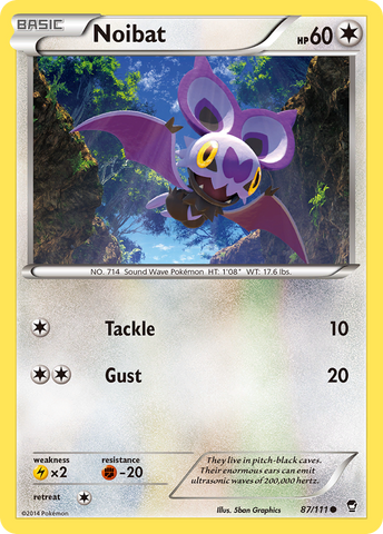 Noibat (87/111) [XY: Furious Fists] - The Mythic Store | 24h Order Processing