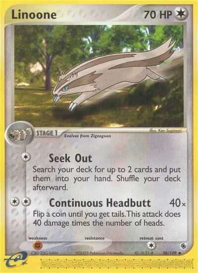 Linoone (38/109) [EX: Ruby & Sapphire] - The Mythic Store | 24h Order Processing