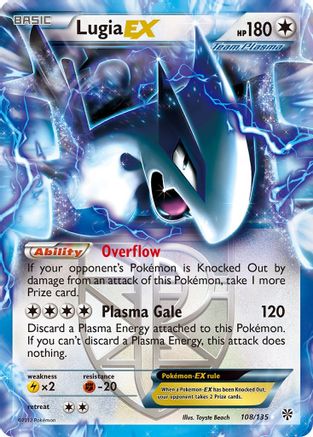 Lugia EX (108/135) [Black & White: Plasma Storm] - The Mythic Store | 24h Order Processing