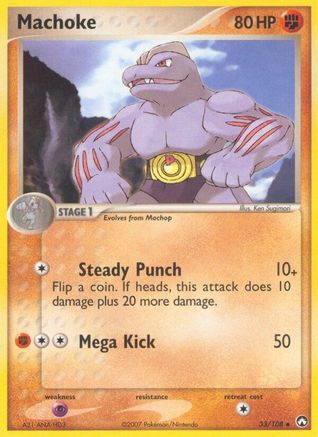 Machoke (33/108) (Stamped) [EX: Power Keepers] - The Mythic Store | 24h Order Processing