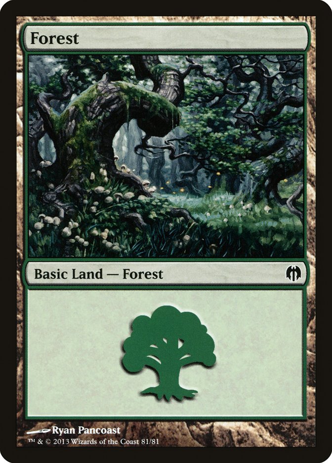 Forest (81) [Duel Decks: Heroes vs. Monsters] - The Mythic Store | 24h Order Processing