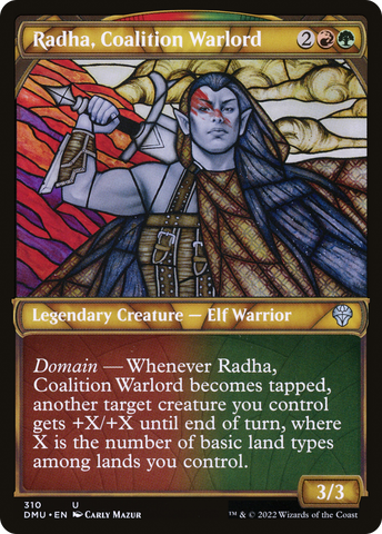 Radha, Coalition Warlord (Showcase) [Dominaria United] - The Mythic Store | 24h Order Processing