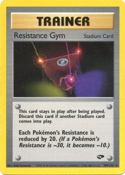 Resistance Gym (109/132) [Gym Challenge Unlimited] - The Mythic Store | 24h Order Processing