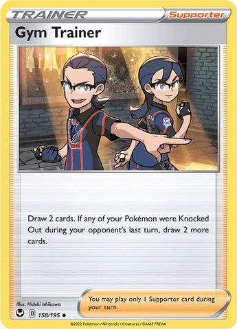 Gym Trainer (158/195) [Sword & Shield: Silver Tempest] - The Mythic Store | 24h Order Processing