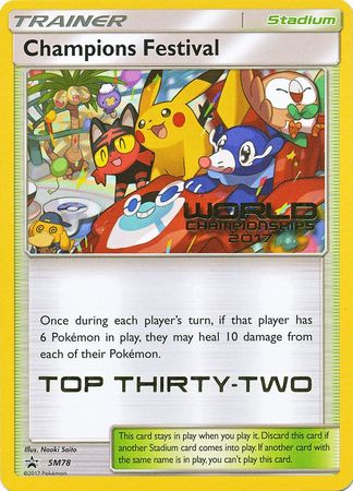 Champions Festival(SM78) (2017 Top Thirty Two) [Sun & Moon: Black Star Promos] - The Mythic Store | 24h Order Processing