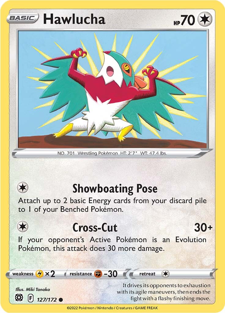 Hawlucha (127/172) [Sword & Shield: Brilliant Stars] - The Mythic Store | 24h Order Processing