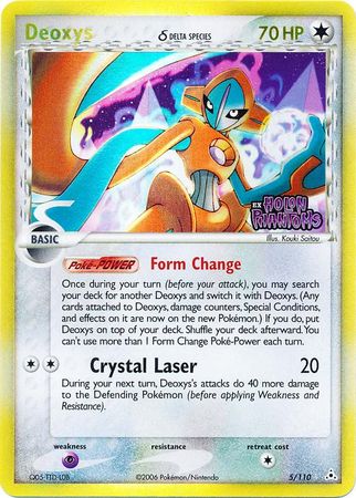 Deoxys (5/110) (Delta Species) (Stamped) [EX: Holon Phantoms] - The Mythic Store | 24h Order Processing