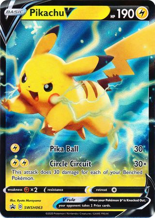 Pikachu V (SWSH063) [Sword & Shield: Black Star Promos] - The Mythic Store | 24h Order Processing