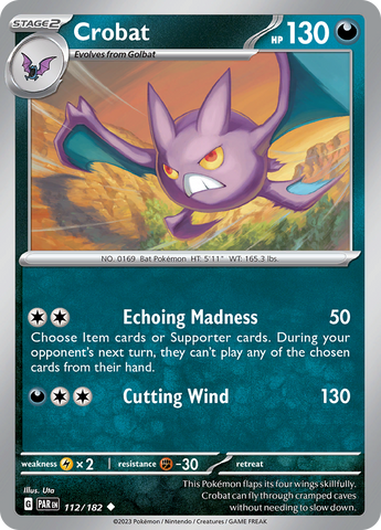 Crobat (112/182) [Scarlet & Violet: Paradox Rift] - The Mythic Store | 24h Order Processing