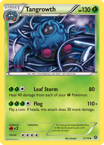 Tangrowth (2/114) [XY: Steam Siege] - The Mythic Store | 24h Order Processing