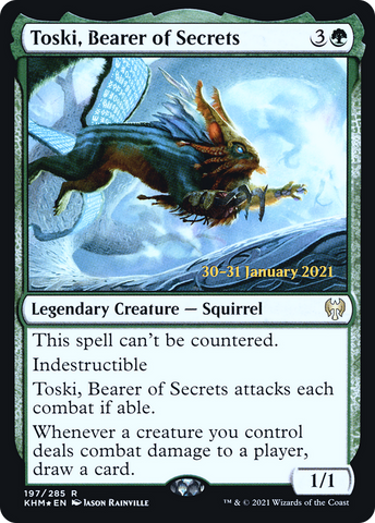 Toski, Bearer of Secrets [Kaldheim Prerelease Promos] - The Mythic Store | 24h Order Processing
