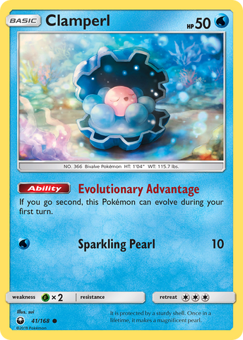 Clamperl (41/168) [Sun & Moon: Celestial Storm] - The Mythic Store | 24h Order Processing