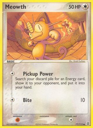Meowth (77/113) [EX: Delta Species] - The Mythic Store | 24h Order Processing