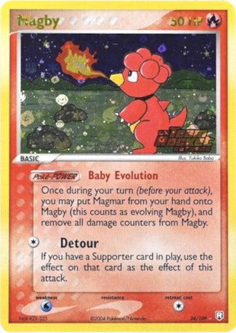 Magby (24/109) (Stamped) [EX: Team Rocket Returns] - The Mythic Store | 24h Order Processing