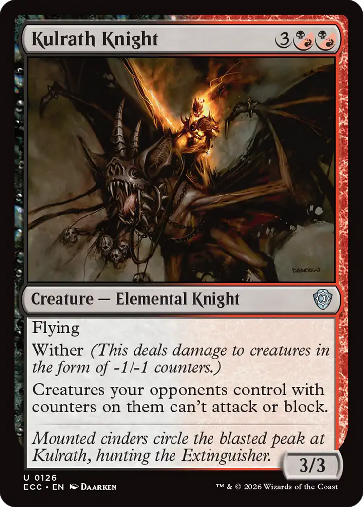 Kulrath Knight [Lorwyn Eclipsed Commander] - The Mythic Store | 24h Order Processing