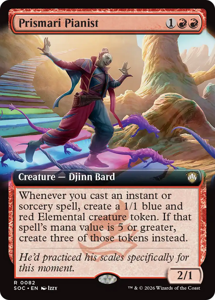 Prismari Pianist (Extended Art) [Secrets of Strixhaven Commander] - The Mythic Store | 24h Order Processing
