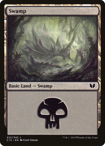 Swamp (332) [Commander 2015] - The Mythic Store | 24h Order Processing