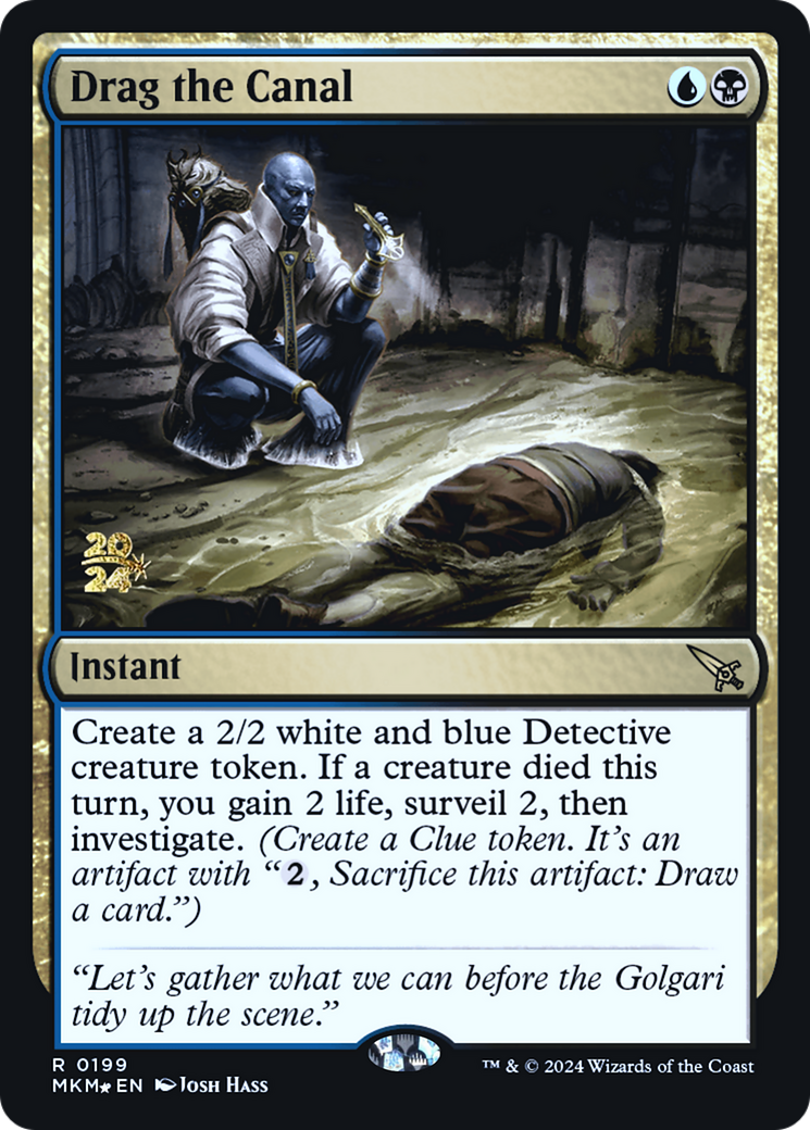 Drag the Canal [Murders at Karlov Manor Prerelease Promos] - The Mythic Store | 24h Order Processing