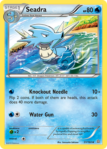 Seadra (31/160) [XY: Primal Clash] - The Mythic Store | 24h Order Processing