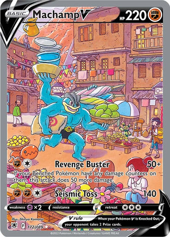 Machamp V (172/189) [Sword & Shield: Astral Radiance] - The Mythic Store | 24h Order Processing
