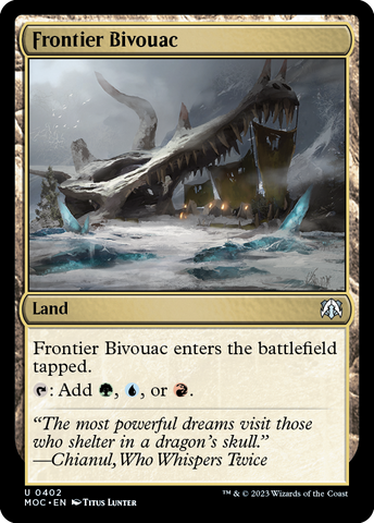 Frontier Bivouac [March of the Machine Commander] - The Mythic Store | 24h Order Processing