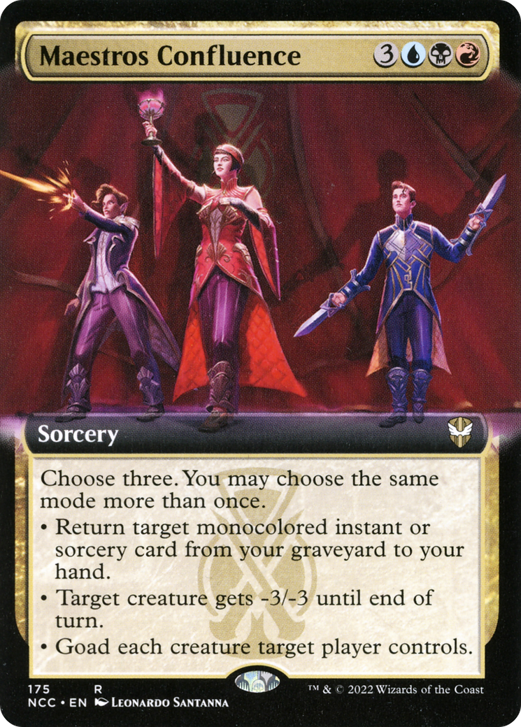 Maestros Confluence (Extended Art) [Streets of New Capenna Commander] - The Mythic Store | 24h Order Processing