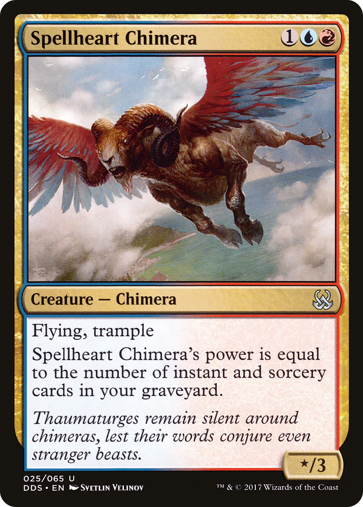 Spellheart Chimera [Duel Decks: Mind vs. Might] - The Mythic Store | 24h Order Processing