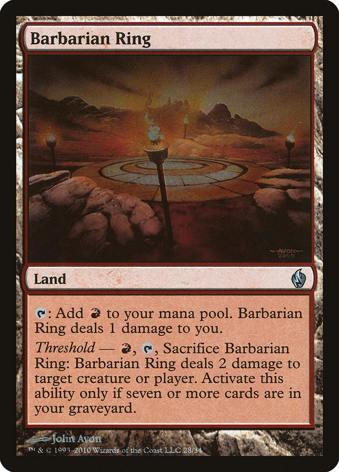 Barbarian Ring [Premium Deck Series: Fire and Lightning] - The Mythic Store | 24h Order Processing