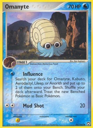 Omanyte (56/108) (Stamped) [EX: Power Keepers] - The Mythic Store | 24h Order Processing