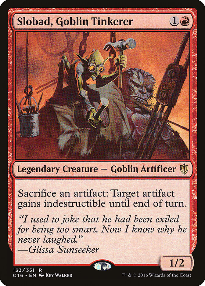 Slobad, Goblin Tinkerer [Commander 2016] - The Mythic Store | 24h Order Processing