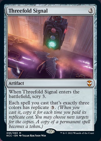 Threefold Signal [Streets of New Capenna Commander] - The Mythic Store | 24h Order Processing