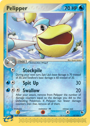Pelipper (19/109) [EX: Ruby & Sapphire] - The Mythic Store | 24h Order Processing