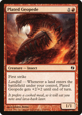 Plated Geopede [Duel Decks: Venser vs. Koth] - The Mythic Store | 24h Order Processing