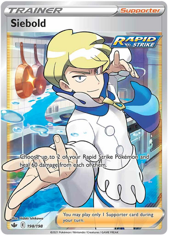 Siebold (198/198) [Sword & Shield: Chilling Reign] - The Mythic Store | 24h Order Processing