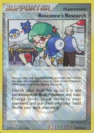 Roseanne's Research (125/132) (League Promos) [Diamond & Pearl: Secret Wonders] - The Mythic Store | 24h Order Processing