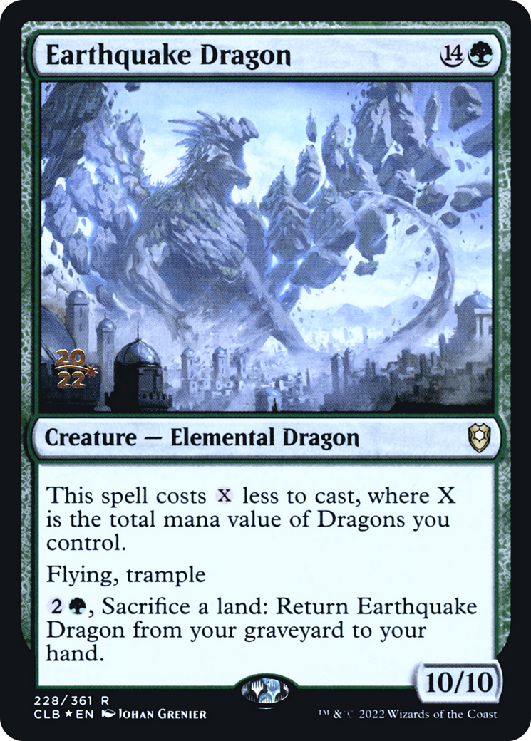 Earthquake Dragon [Commander Legends: Battle for Baldur's Gate Prerelease Promos] - The Mythic Store | 24h Order Processing