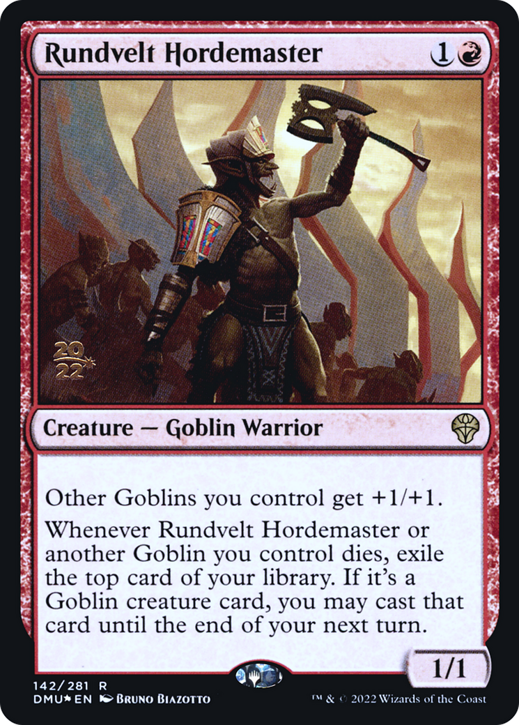 Rundvelt Hordemaster [Dominaria United Prerelease Promos] - The Mythic Store | 24h Order Processing