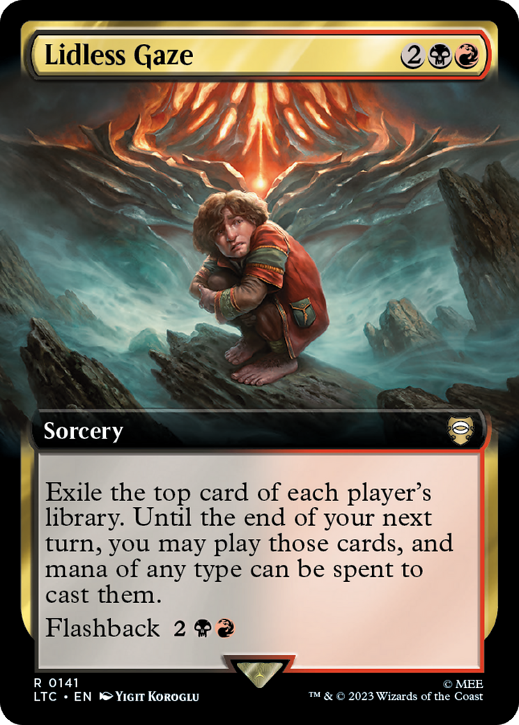 Lidless Gaze (Extended Art) [The Lord of the Rings: Tales of Middle-Earth Commander] - The Mythic Store | 24h Order Processing