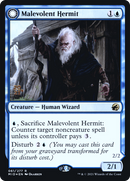 Malevolent Hermit // Benevolent Geist [Innistrad: Midnight Hunt Prerelease Promos] - The Mythic Store | 24h Order Processing