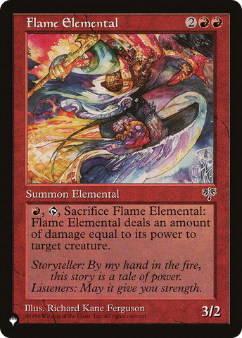 Flame Elemental [The List] - The Mythic Store | 24h Order Processing