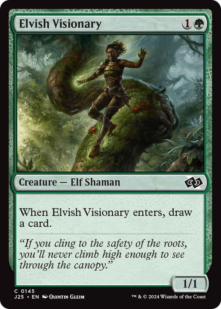 Elvish Visionary [Foundations Jumpstart] - The Mythic Store | 24h Order Processing