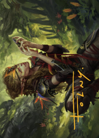 Meria, Scholar of Antiquity Art Card (Gold-Stamped Signature) [Dominaria United Art Series] - The Mythic Store | 24h Order Processing