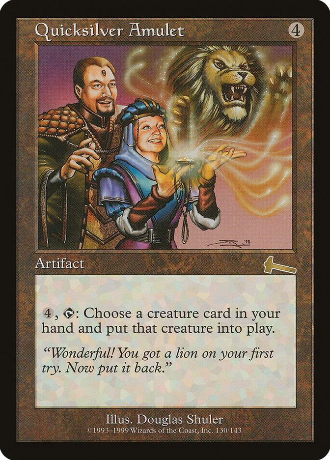 Quicksilver Amulet [Urza's Legacy] - The Mythic Store | 24h Order Processing